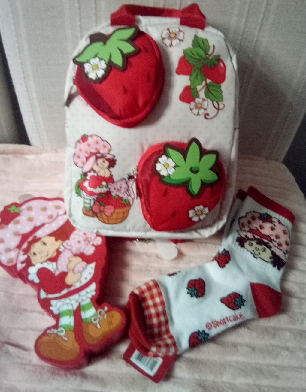 Strawberry Shortcake Mini Backpack & Tall Tumbler w/Straw